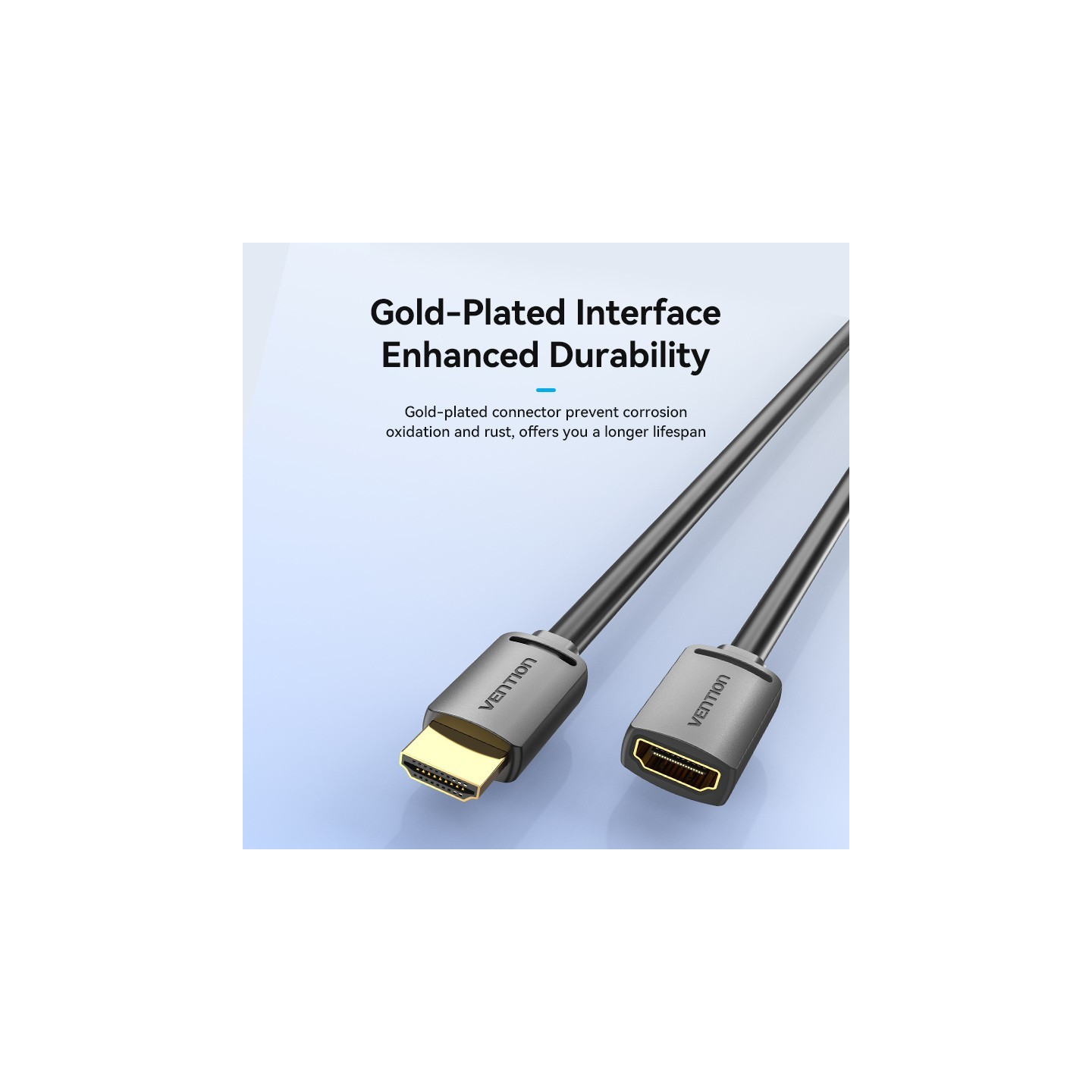 Vention HDMI Cable - AHCBG - 2.0 M-F Extension - 1.5m — Buy in Cyprus with Fast Delivery