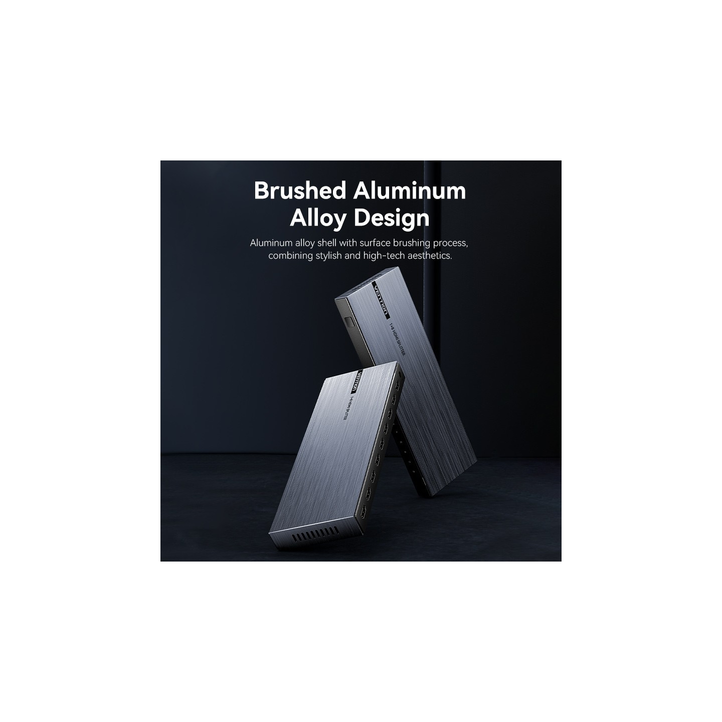 Vention HDMI Splitter - AKQB0-UK - 8-Port 4K 1.4 with UK PSU — Buy in Cyprus with Fast Delivery