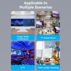 Buy Vention HDMI Splitter - AKQB0-UK - 8-Port 4K 1.4 with UK PSU in Cyprus, Nicosia, Limassol, Larnaka, Pafos