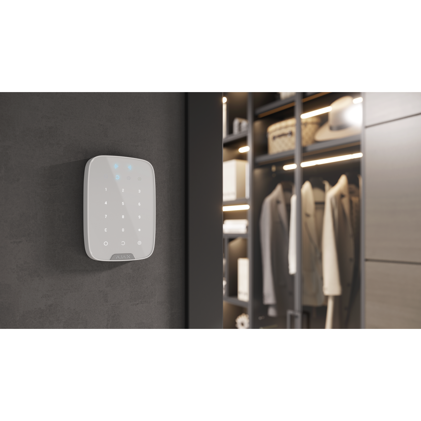 AJAX Keypad - Plus White — Buy in Cyprus with Fast Delivery