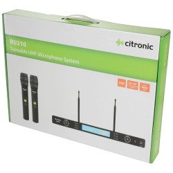 Buy Citronic Dual Multi-UHF Handheld 171.970UK - RU210-H - 171.970UK in Cyprus, Nicosia, Limassol, Larnaka, Pafos