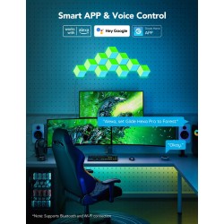 Buy Govee Gaming Wall Glide Hexa Pro Light Panels - H6066 - 10pack in Cyprus, Nicosia, Limassol, Larnaka, Pafos