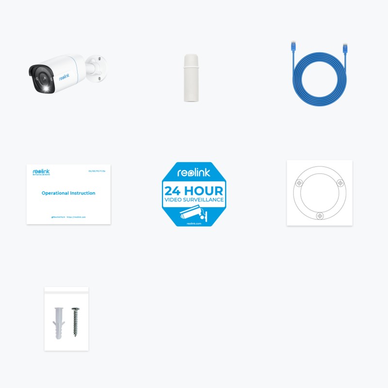 Buy Reolink POE IP Bullet Camera 8MP Fixed - RLC-810A - (P330) in Cyprus, Nicosia, Limassol, Larnaka, Pafos