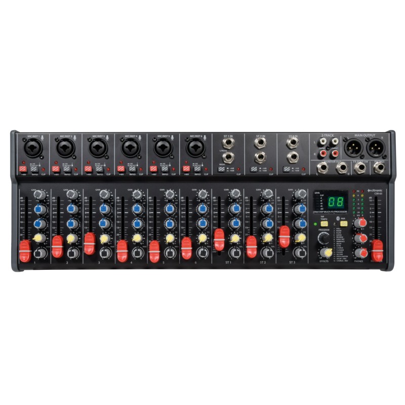 Buy Citronic 9ch Mixer with DSP BT 4U Rack Mountable 170.809UK - CSR-63 - 9ch Mi... in Cyprus, Nicosia, Limassol, Larnaka, Pafos