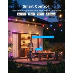 Buy Govee Outdoor Smart String Lights - H7025CB1 - RGBICW in Cyprus, Nicosia, Limassol, Larnaka, Pafos