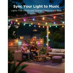 Buy Govee Outdoor Smart String Lights - H7025CB1 - RGBICW in Cyprus, Nicosia, Limassol, Larnaka, Pafos