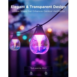 Buy Govee Outdoor Smart String Lights - H7025CB1 - RGBICW in Cyprus, Nicosia, Limassol, Larnaka, Pafos