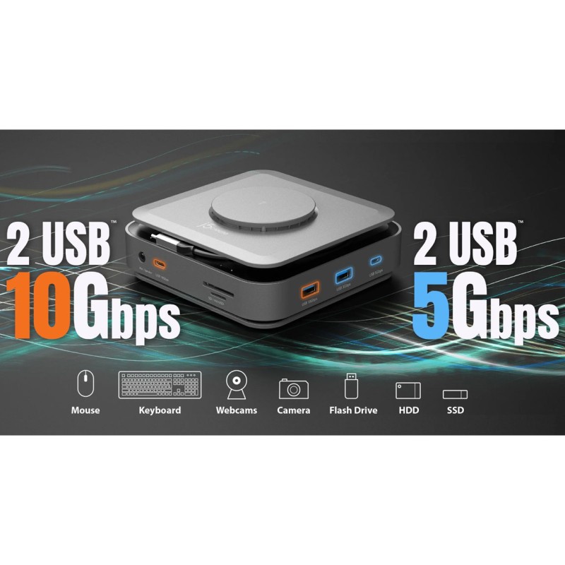 Buy j5create Dock USB-C Dual Display 4K MST MacBookM3 HDMI RJ45 SD USB PD + Wire... in Cyprus, Nicosia, Limassol, Larnaka, Pafos