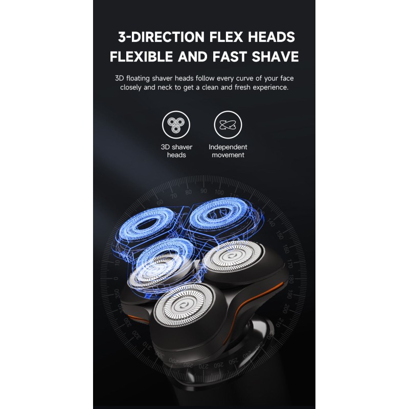 Buy Enchen Shaver - X8S-C - 5-in-1 Grooming Kit USB-C 600mAh in Cyprus, Nicosia, Limassol, Larnaka, Pafos