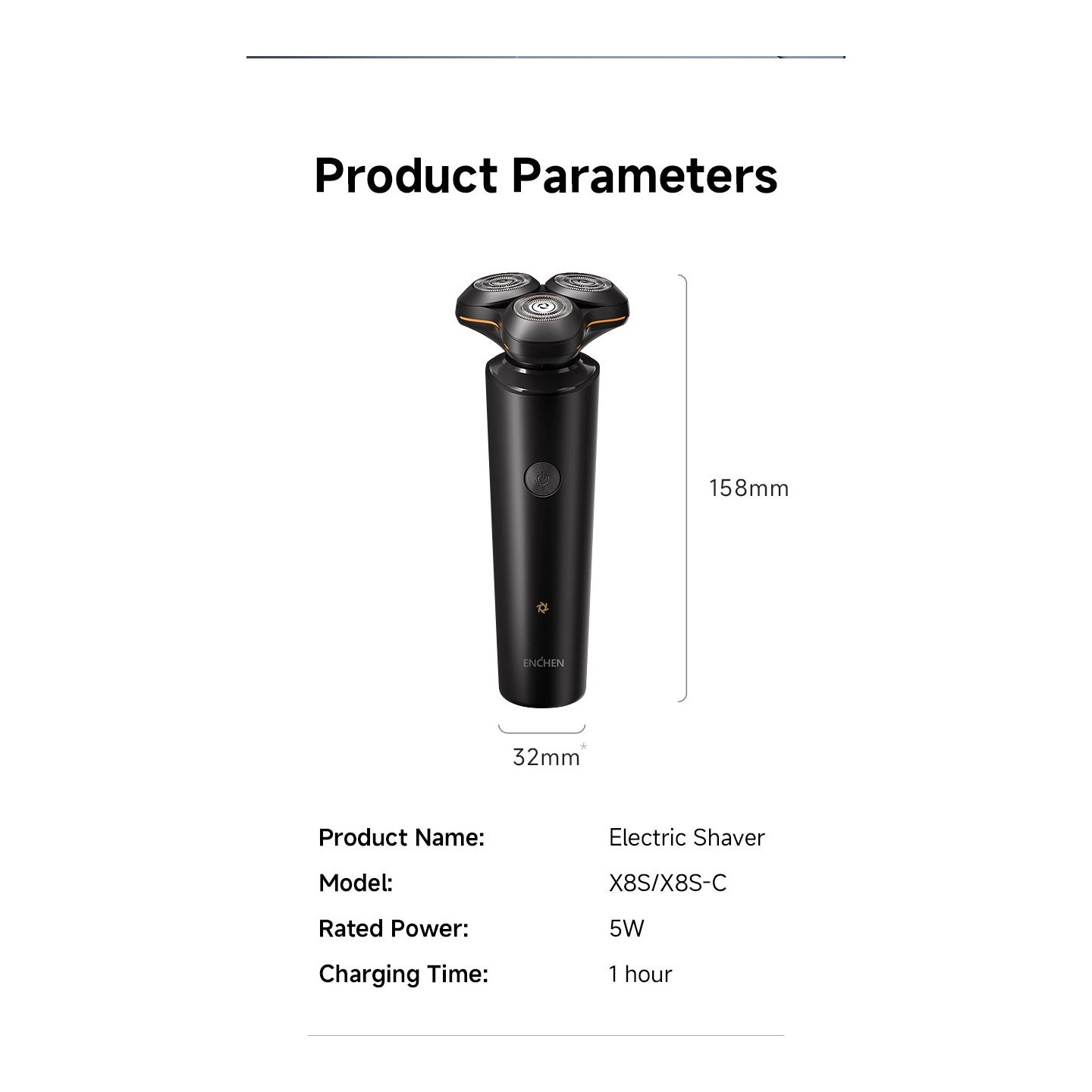 Enchen Shaver - X8S-C - 5-in-1 Grooming Kit USB-C 600mAh — Buy in Cyprus with Fast Delivery