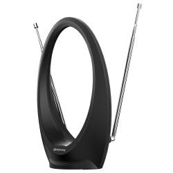 Buy Mercury Active Loop Type Indoor TV Antenna - ST36P - UHF FM 6dB 120.507UK in Cyprus, Nicosia, Limassol, Larnaka, Pafos