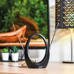 Buy Mercury Active Loop Type Indoor TV Antenna - ST36P - UHF FM 6dB 120.507UK in Cyprus, Nicosia, Limassol, Larnaka, Pafos