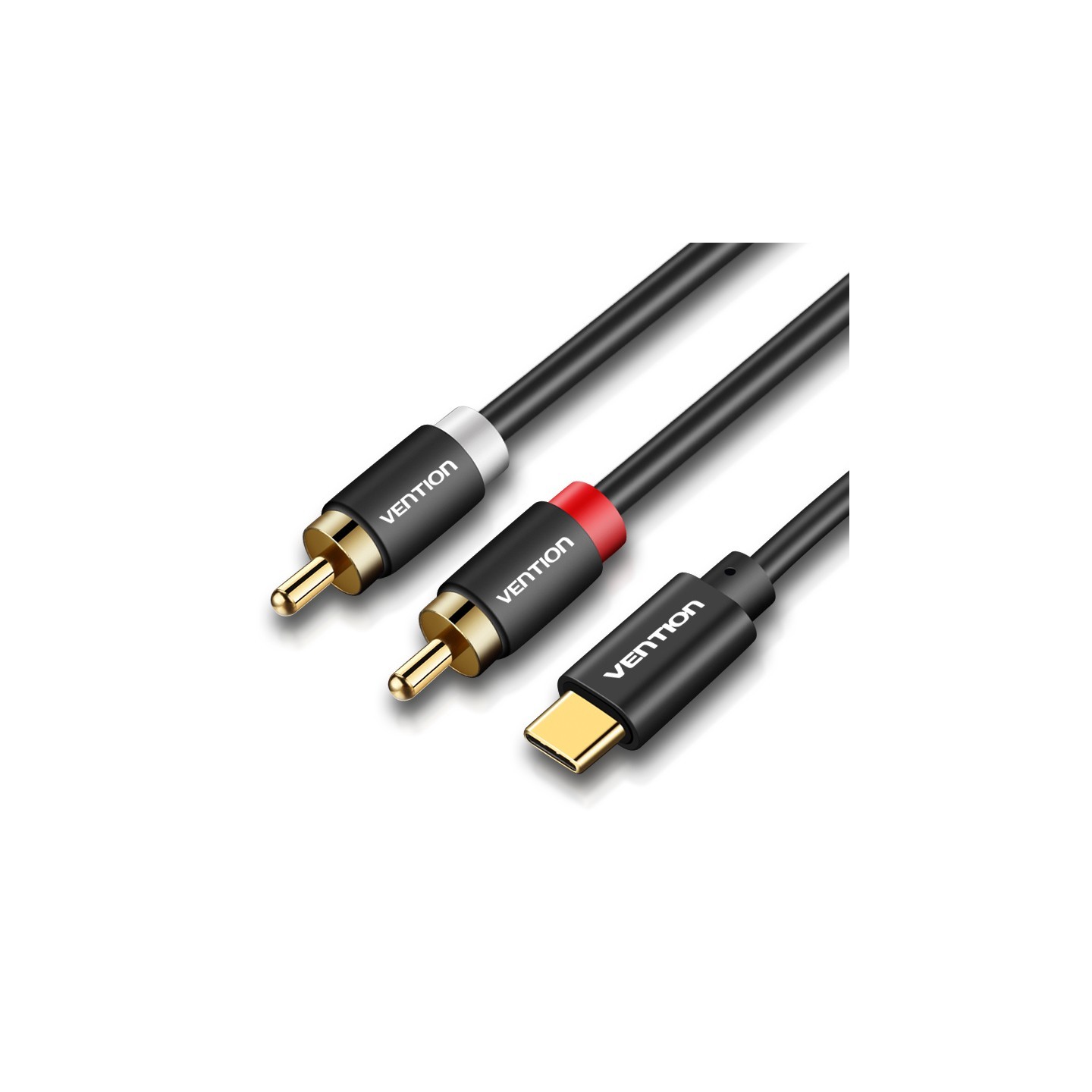 Vention Audio Converter - BGDBG - Audio Converter USB-C to 2RCA Male Cable 1.5m — Buy in Cyprus with Fast Delivery