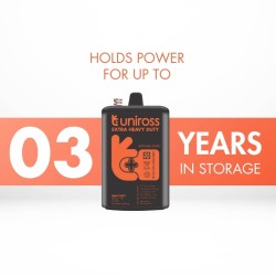 Buy Uniross Zinc Carbon Battery - 4R25 - 6V, 1pc in Cyprus, Nicosia, Limassol, Larnaka, Pafos