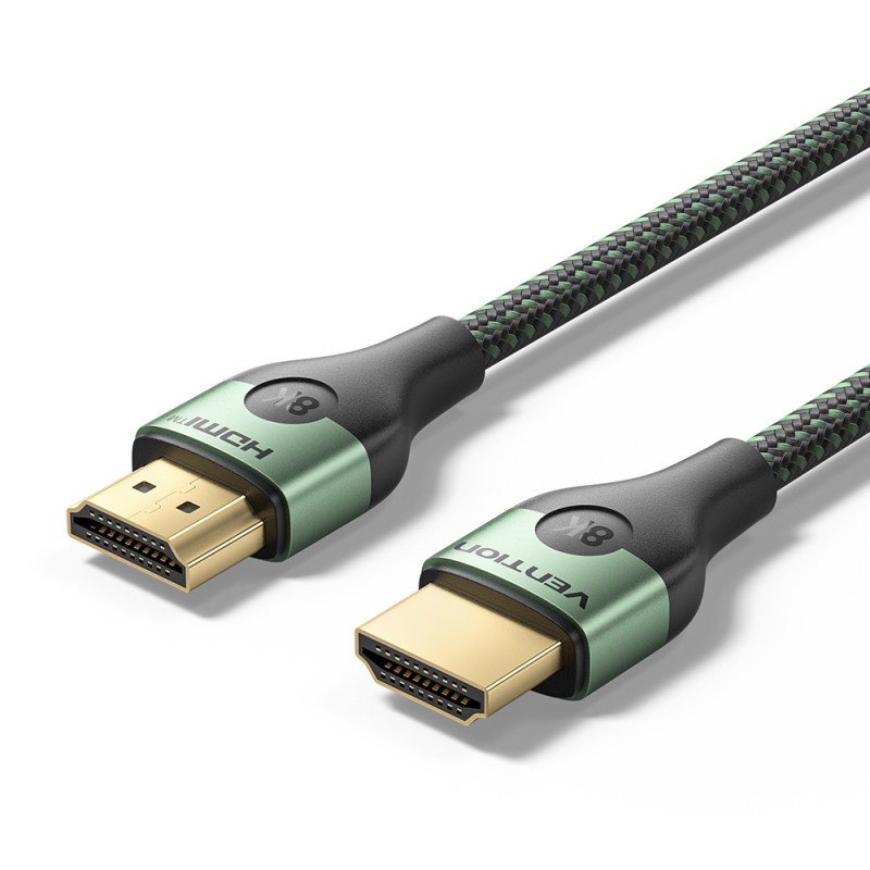 Vention HDMI Cable - ALOGI - 2.1 8K60Hz Braided Ultra Thin 3.0m — Buy in Cyprus with Fast Delivery