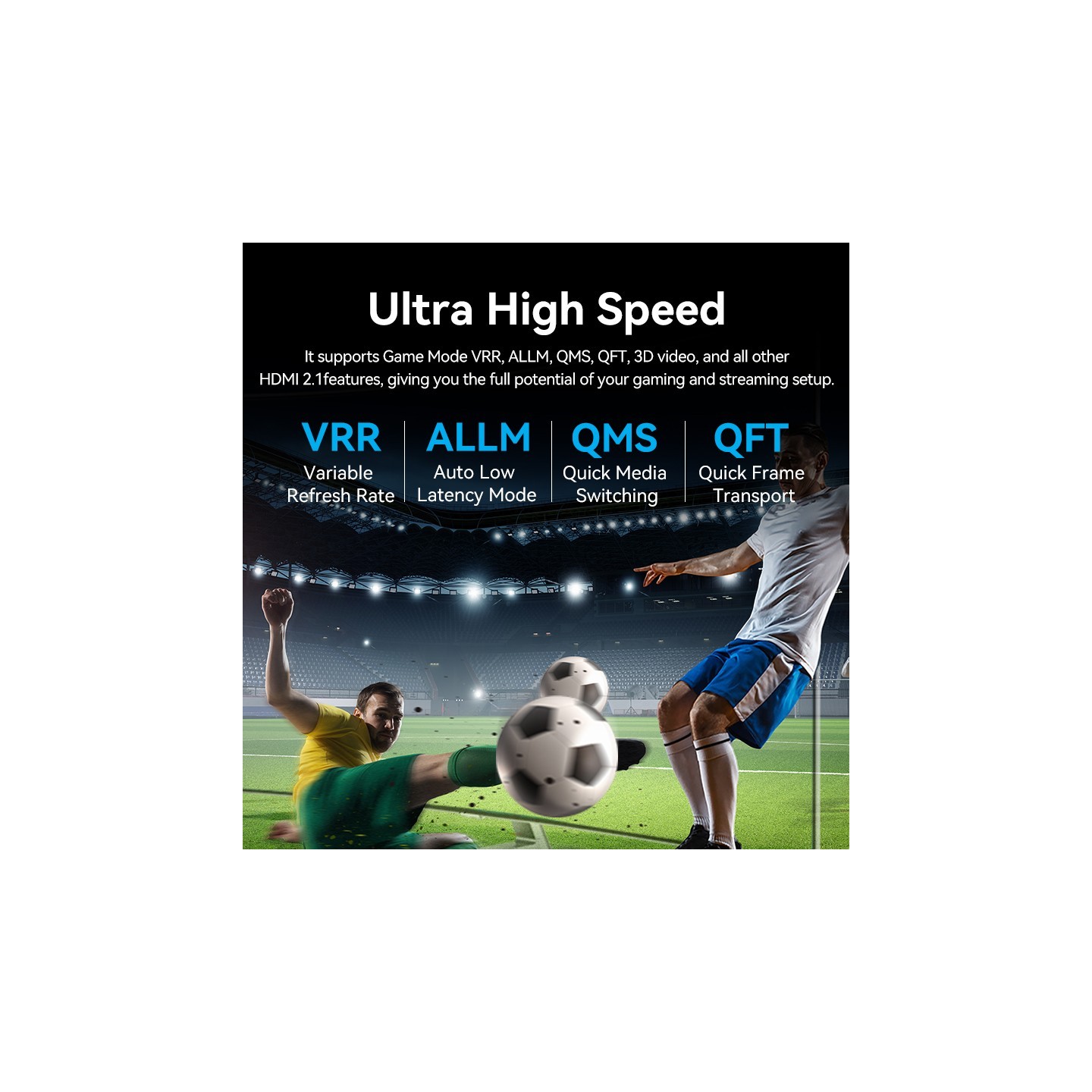 Vention HDMI Cable - ALOGI - 2.1 8K60Hz Braided Ultra Thin 3.0m — Buy in Cyprus with Fast Delivery