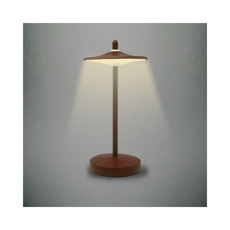 Buy KELU SAKE USB-C Rechargeable IP44 Aluminium Lamp - 130LM Corten in Cyprus, Nicosia, Limassol, Larnaka, Pafos