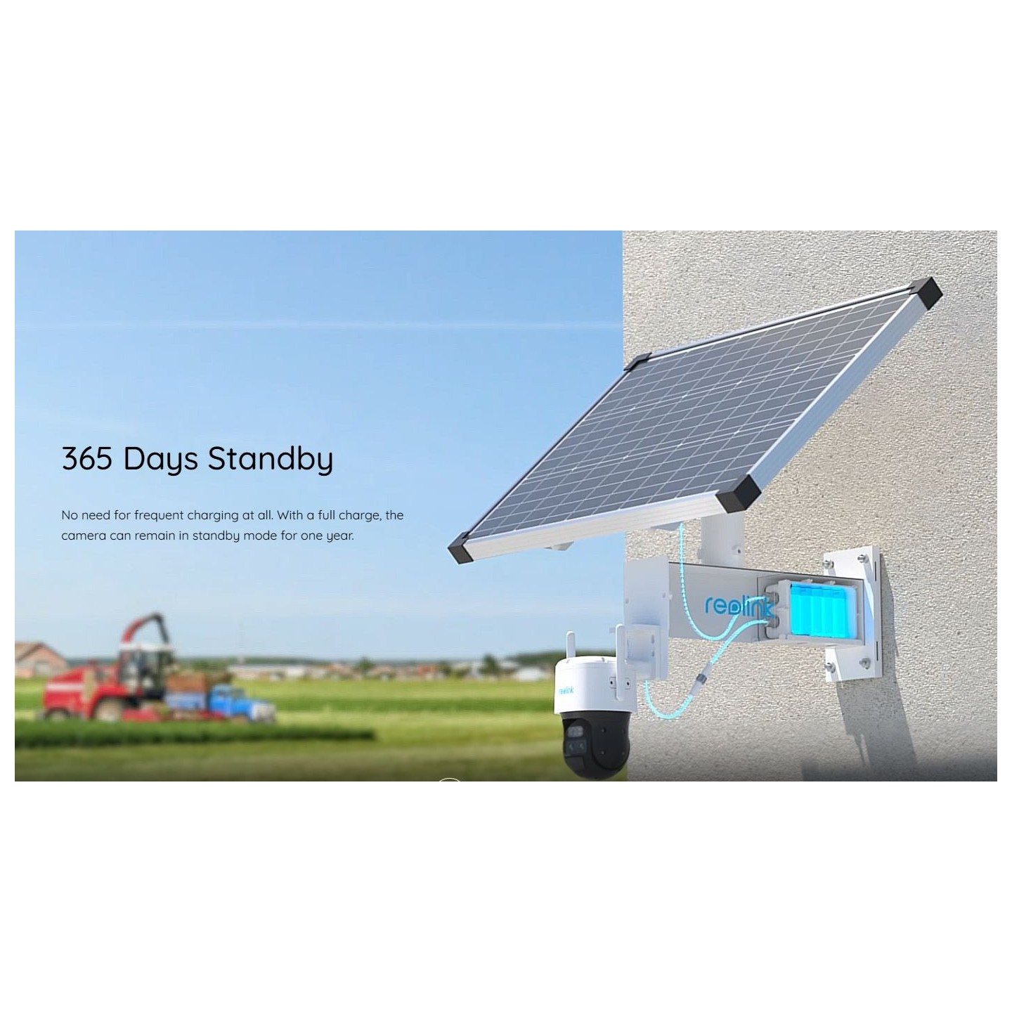Reolink Outdoor Battery Camera - BP4G - 4K Trackmix LTE With Solar Panel Plus (G790) (Hard Bundle)