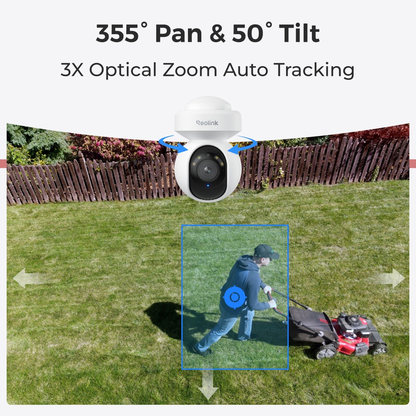 Reolink WIFI Outdoor PTZ Camera 5MP 3x Optical Zoom E1 Outdoor - E540 - E1 Outdoor — Buy in Cyprus with Fast Delivery