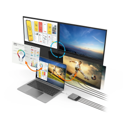 Buy j5create Converter USB-C to 4-Port HDMI Multi-Monitor - JCA366 - Converter U... in Cyprus, Nicosia, Limassol, Larnaka, Pafos