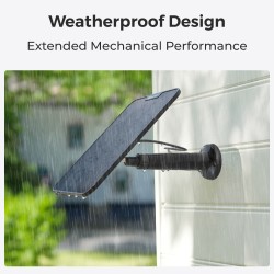 Buy Reolink BPS Solar Panel 2 for Reolink Battery Cameras - Black 6W (Type C) in Cyprus, Nicosia, Limassol, Larnaka, Pafos