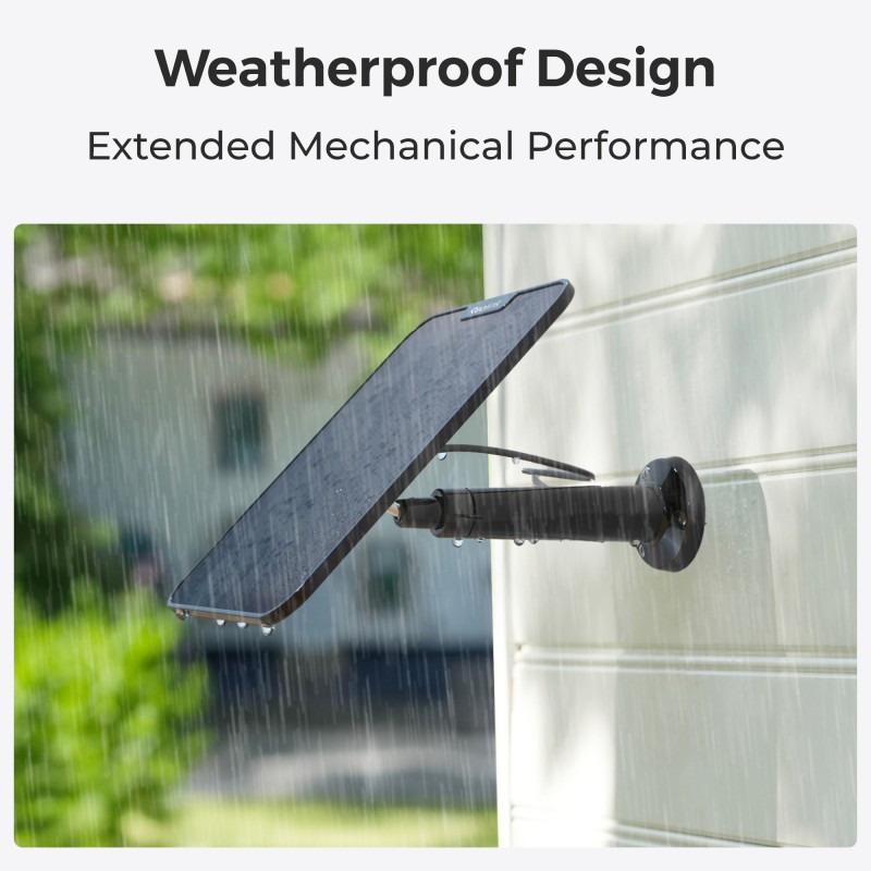 Buy Reolink BPS Solar Panel 2 for Reolink Battery Cameras - Black 6W (Type C) in Cyprus, Nicosia, Limassol, Larnaka, Pafos