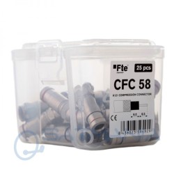 Buy FTE Compression F-Connectors - CFC58 - 5mm in Cyprus, Nicosia, Limassol, Larnaka, Pafos