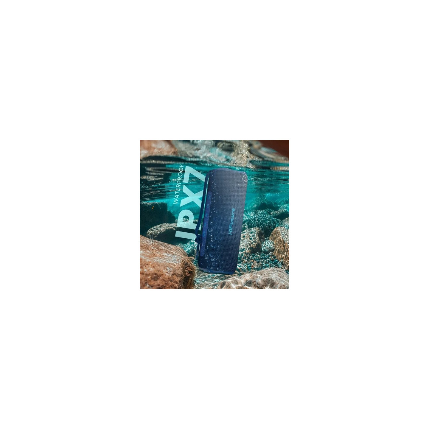 HiFuture Portable BT Speaker - ALPHA - IPX7 20W Blue — Buy in Cyprus with Fast Delivery