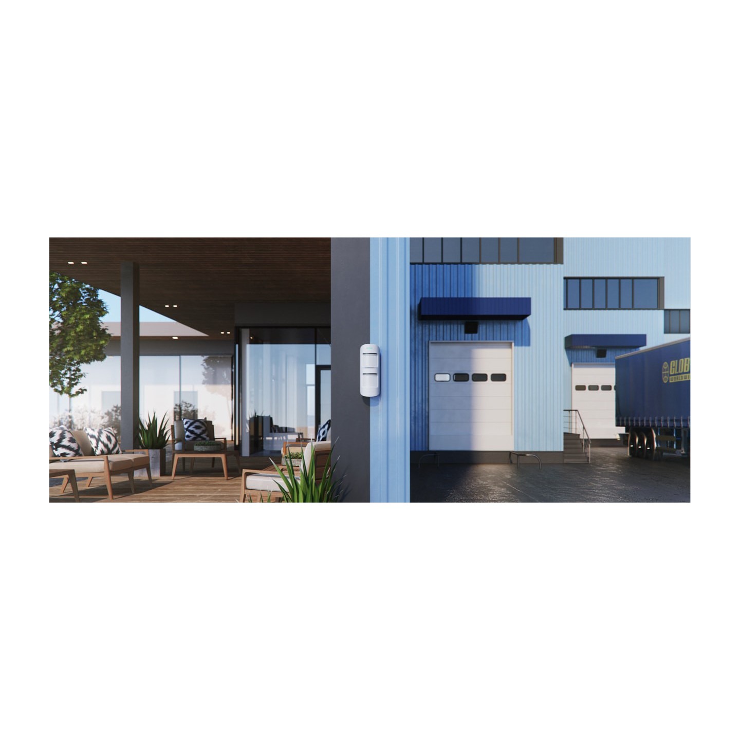 AJAX PIR Outdoor MotionProtect White - PIR Outdoor MotionProtect White — Buy in Cyprus with Fast Delivery