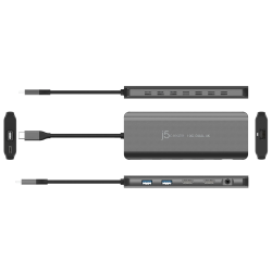 j5create JCD398 USB-C Dual 4K HDMI Dock for MacBook M3 - 100W PD, Ethernet — Armenius Store Cyprus