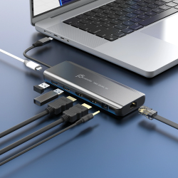 j5create JCD398 USB-C Dual 4K HDMI Dock for MacBook M3 - 100W PD, Ethernet — Armenius Store Cyprus