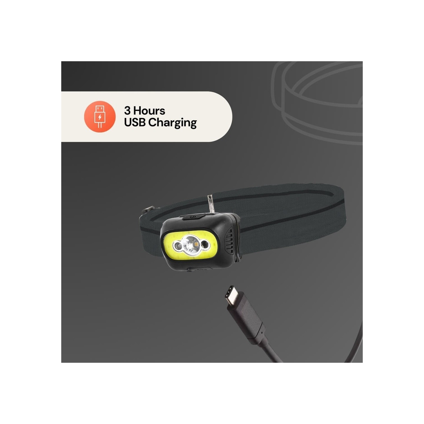 Uniross ProLite Headlamp - 350 Lumens - 3M Sensor - USB Charging — Buy in Cyprus with Fast Delivery