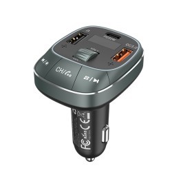 Buy Vention Car FM Transmitter, USB Music Player & Charger - FFLB0 - 3xUSB 30W 1... in Cyprus, Nicosia, Limassol, Larnaka, Pafos