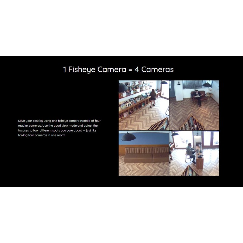 Buy Reolink POE IP Fisheye Camera 6MP Indoor Panoramic - P520 - POE IP Fisheye C... in Cyprus, Nicosia, Limassol, Larnaka, Pafos