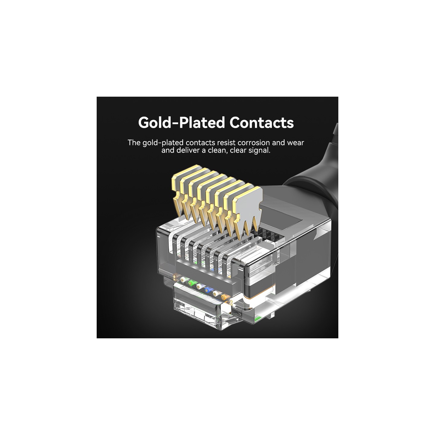 Vention NETWORK Cable - IBOBI - Cat6A UTP Rotate Right Angle Slim 3.0m Black — Buy in Cyprus with Fast Delivery