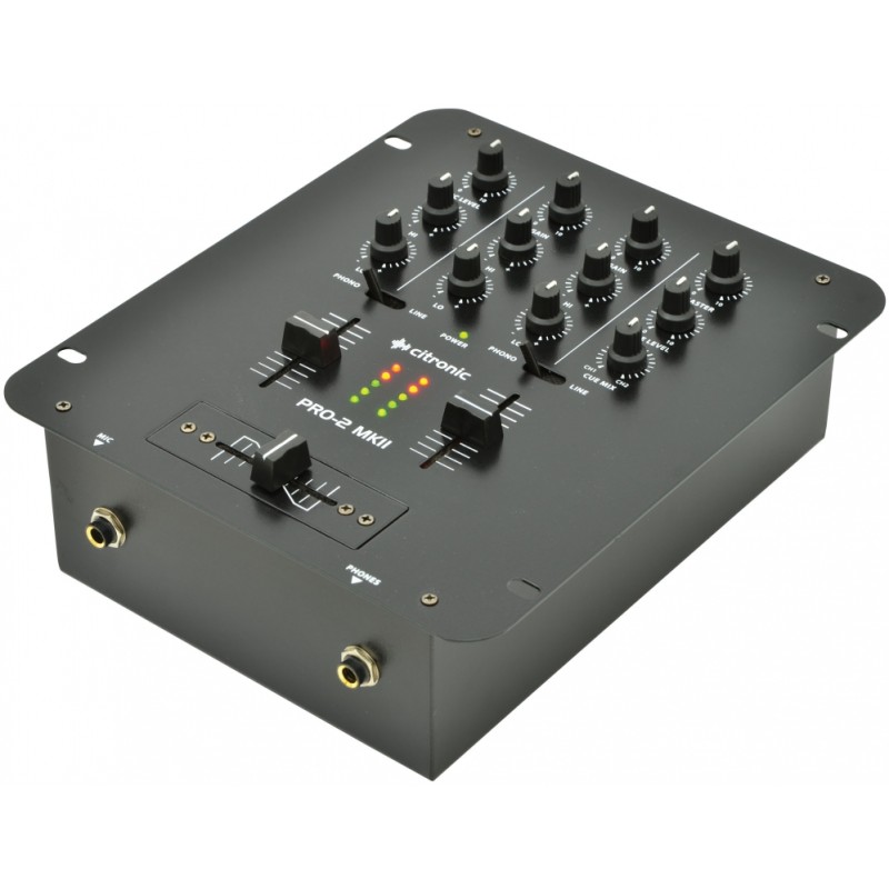 Buy Citronic 2Ch 5 Input Mixer - PRO-2 - Black 172.752UK in Cyprus, Nicosia, Limassol, Larnaka, Pafos