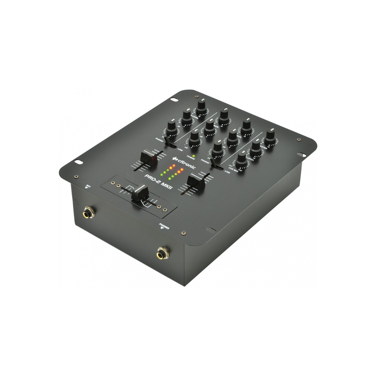 Citronic 2Ch 5 Input Mixer - PRO-2 - Black 172.752UK — Buy in Cyprus with Fast Delivery