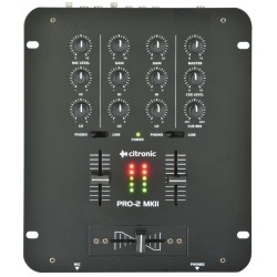 Buy Citronic 2Ch 5 Input Mixer - PRO-2 - Black 172.752UK in Cyprus, Nicosia, Limassol, Larnaka, Pafos
