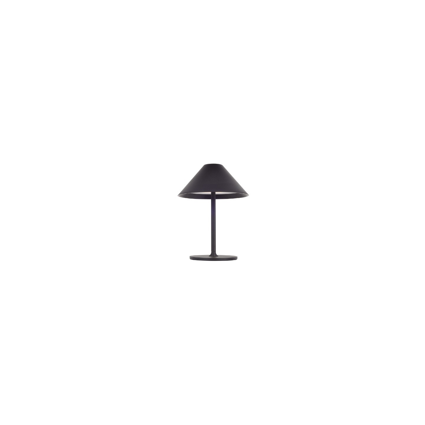 KELU MINI LIBERTY USB-C Rechargeable IP54 Aluminium Table Lamp - 240LM 4000mAh Black — Buy in Cyprus with Fast Delivery