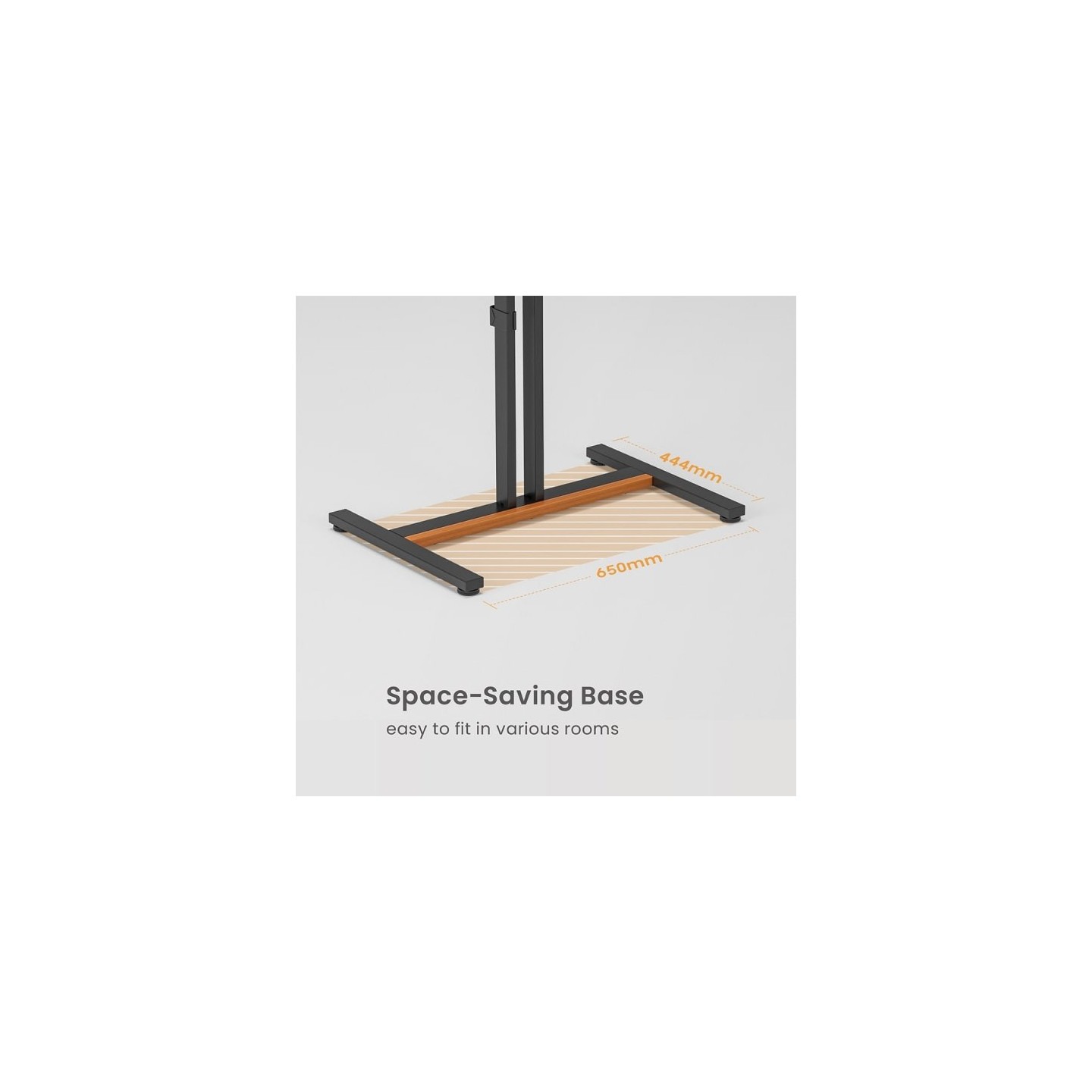 Brateck TV Floorstand - FS47-44T-01 - 40x40, 96cm, 35kg — Buy in Cyprus with Fast Delivery