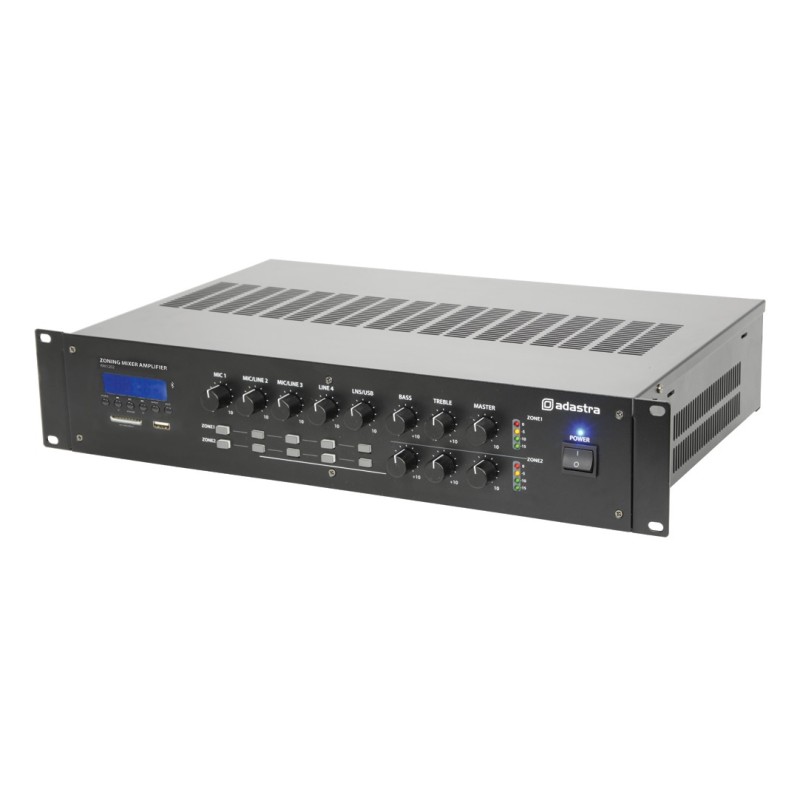 Buy Adastra Amplifier - RM1202 v2 - 100V Amp 2x120W FM USB BT 953.163UK in Cyprus, Nicosia, Limassol, Larnaka, Pafos