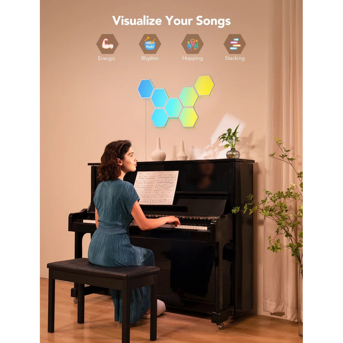 Govee Glide Hexa Light Panels - H1061 - 2pcs — Buy in Cyprus with Fast Delivery