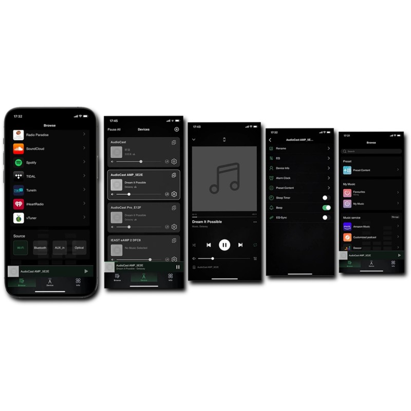 Buy iEast Audiocast - AMP50 - Wireless Multi-Room Amplifier WiFi,BT,USB & Optica... in Cyprus, Nicosia, Limassol, Larnaka, Pafos