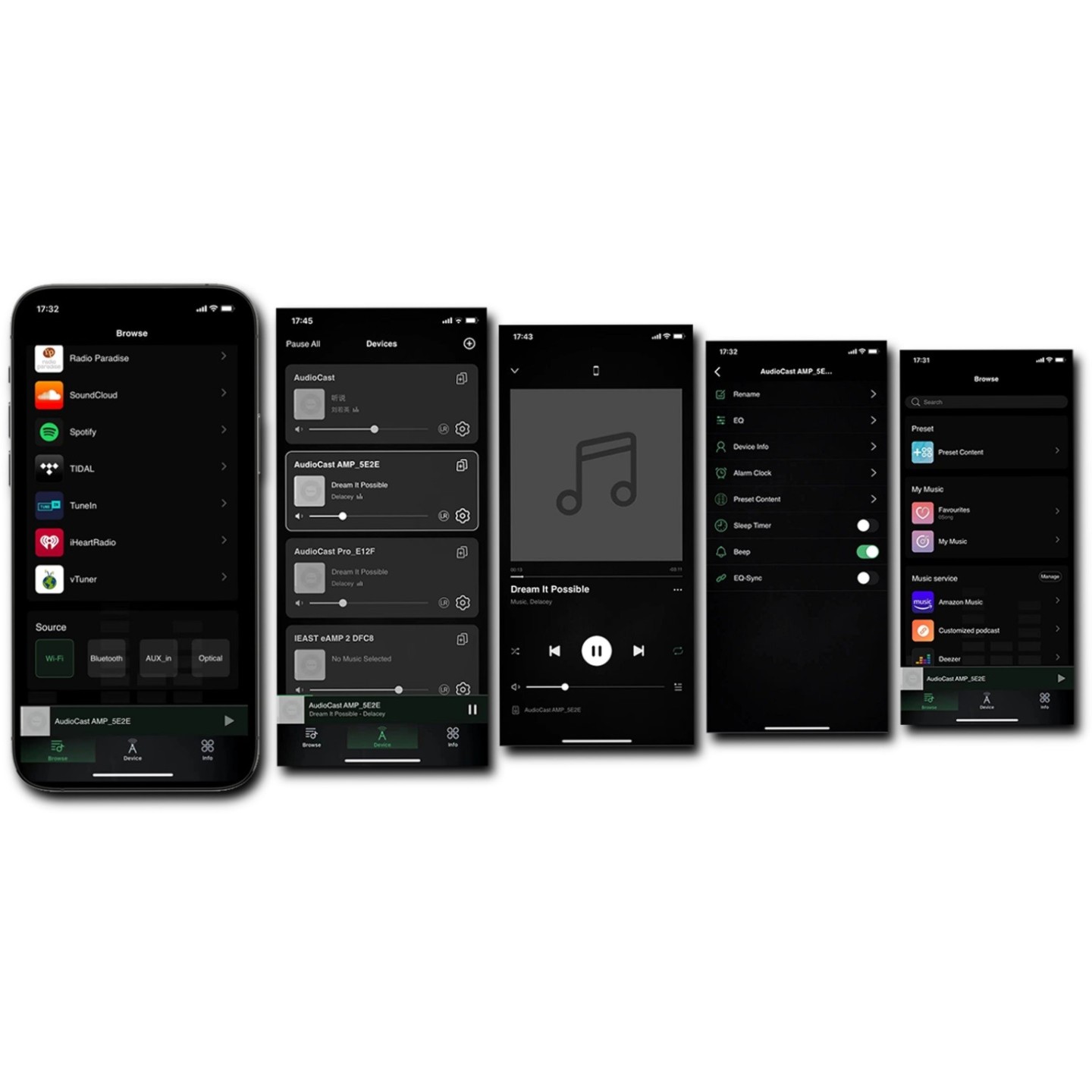 iEast Audiocast - AMP50 - Wireless Multi-Room Amplifier WiFi,BT,USB & Optical 2x50W@4ohm — Buy in Cyprus with Fast Delivery