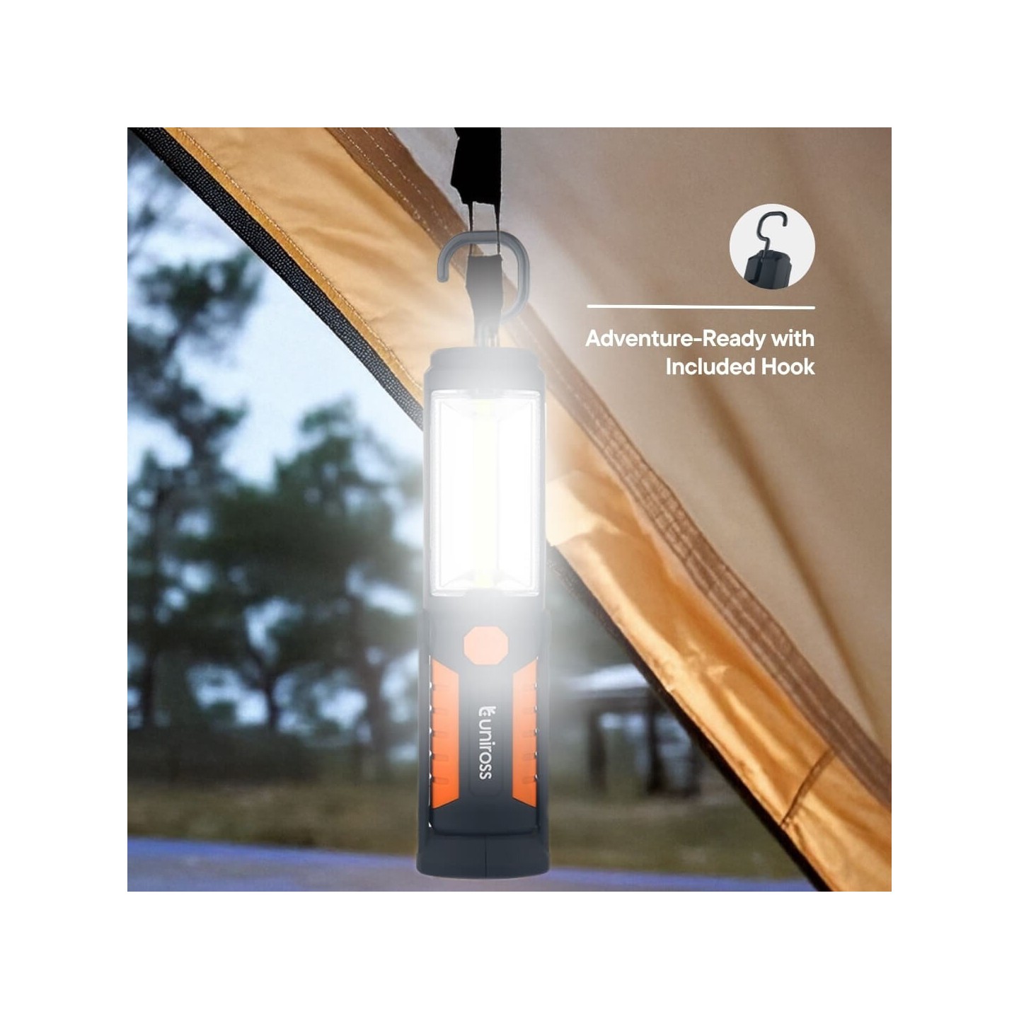 Uniross Light Torch - ULFL018 - 2in1 Spotlight & Floodlight 200 Lumens 40 hrs — Buy in Cyprus with Fast Delivery