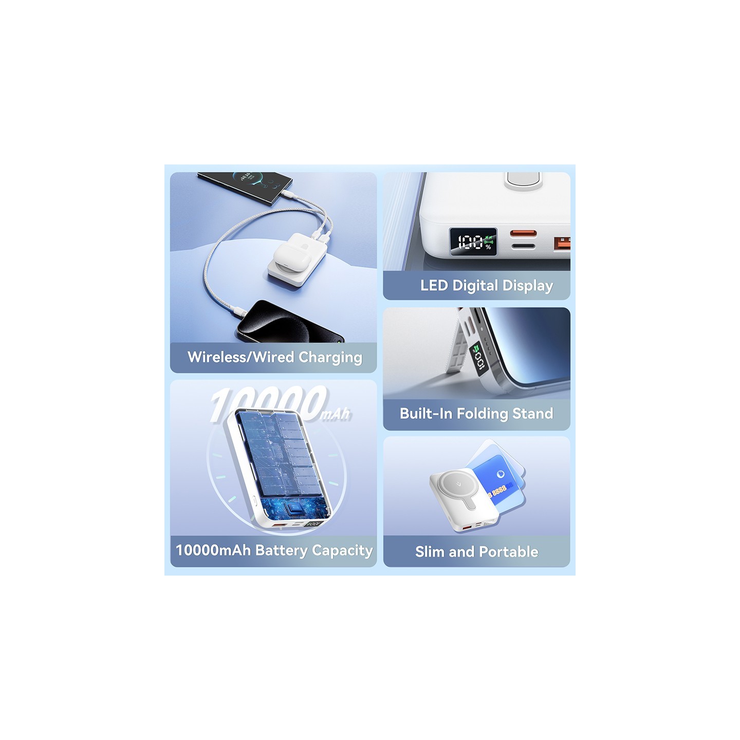 Vention Powerbank - FHTB0 - Wireless Magnetic 10000mAh 22.5W Black — Buy in Cyprus with Fast Delivery