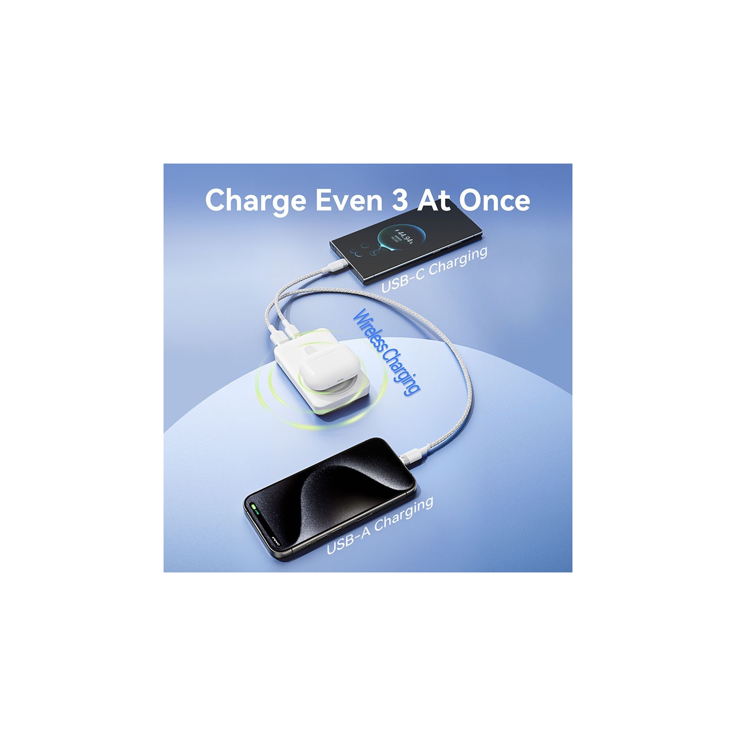 Vention Powerbank - FHTB0 - Wireless Magnetic 10000mAh 22.5W Black — Buy in Cyprus with Fast Delivery