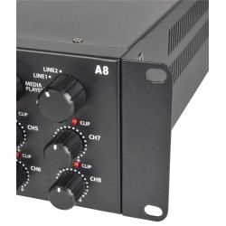 Buy Adastra A8 4 x Independent Stereo Zones Amplfier - 953.408UK - 8x200W USB BT FM in Cyprus, Nicosia, Limassol, Larnaka, Pafos