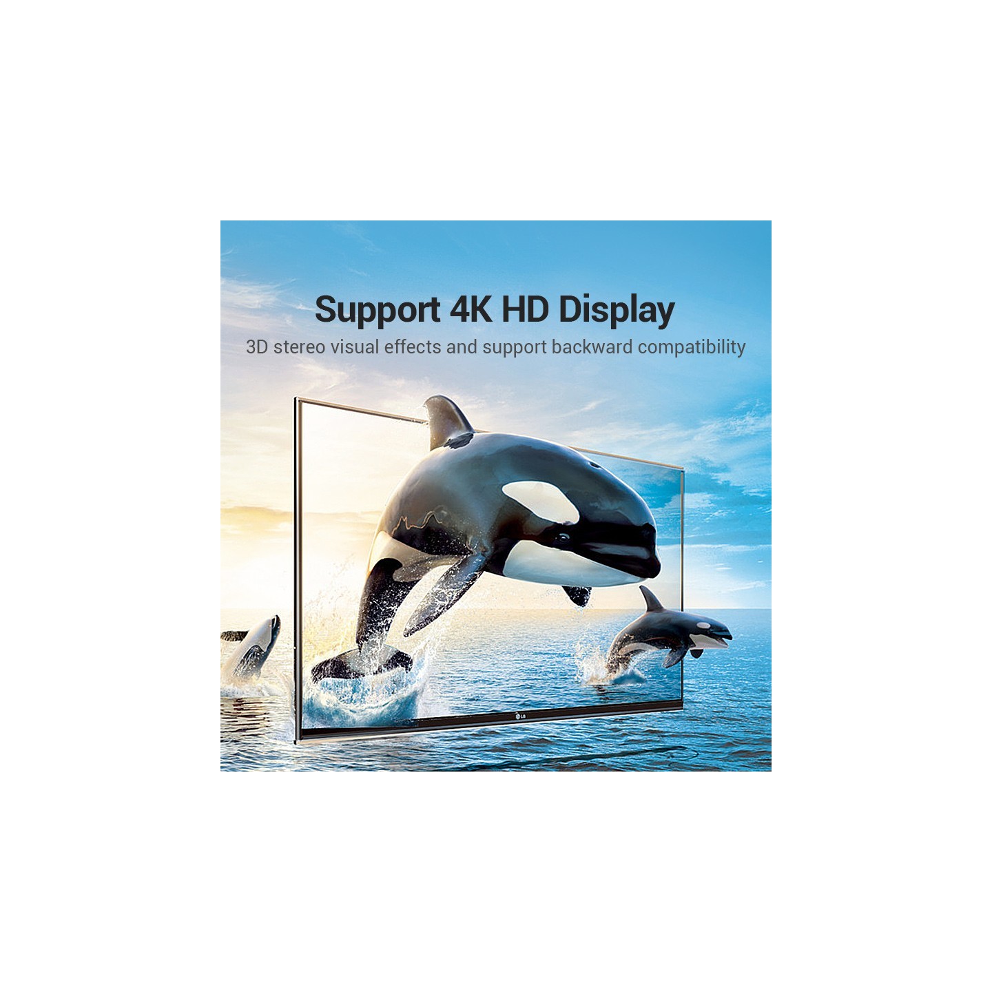 Vention HDMI Right Angle Adaptor Male to Female 90 Degree 4K60Hz AIOB0 — Buy in Cyprus with Fast Delivery