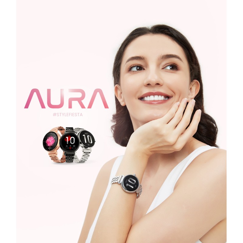 Buy HiFuture AURA SmartWatch Silver - Silver in Cyprus, Nicosia, Limassol, Larnaka, Pafos